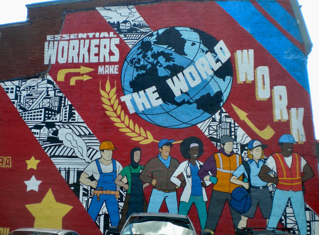 Essential Workers Make The World Work
Mural