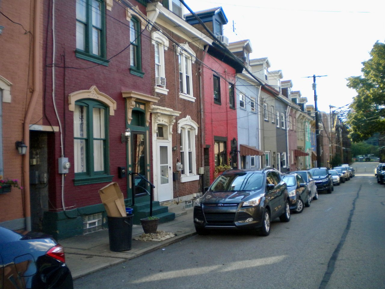 Row houses in Lawrenceville